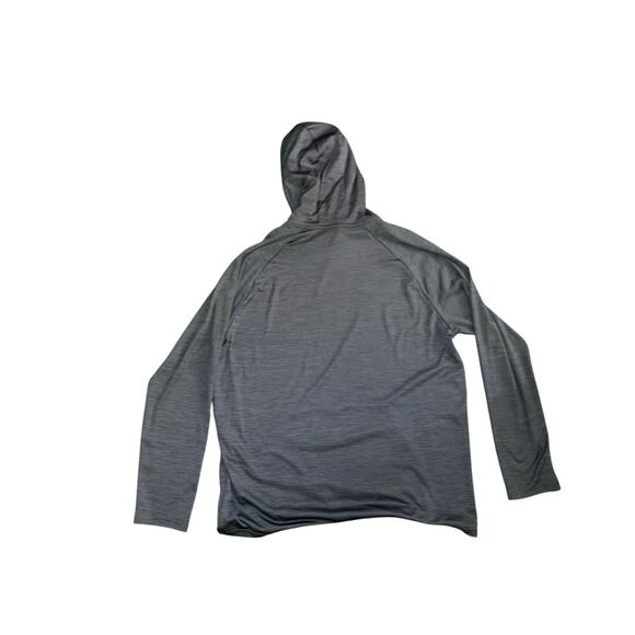Under Armour Mens Grey Hoodie pullover Size XL Heat Gear Athletic Running - Picture 2 of 5
